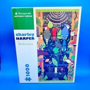 Charley Harper Birducopia 1000 Piece Jigsaw Puzzle Pomegranate Artpiece - SEALED